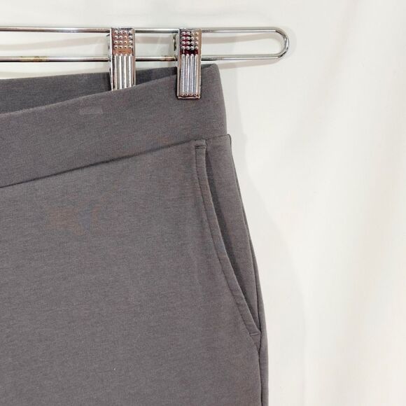 J. Jill Plus Size 1X Pants Gray Slim Leg Cropped Knit Pull-On Leggings 507 - Picture 6 of 10